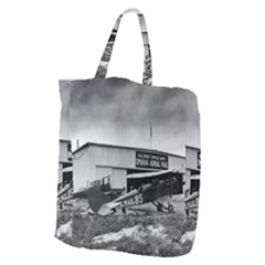 Omaha Airfield Airplain Hangar Giant Grocery Zipper Tote