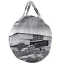 Omaha Airfield Airplain Hangar Giant Round Zipper Tote View2