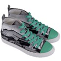 Omaha Airfield Airplain Hangar Women s Mid-Top Canvas Sneakers View3