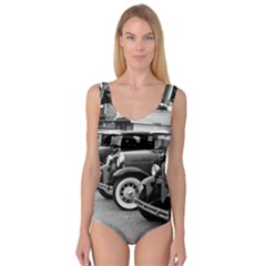 Vehicle Car Transportation Vintage Princess Tank Leotard  by Nexatart