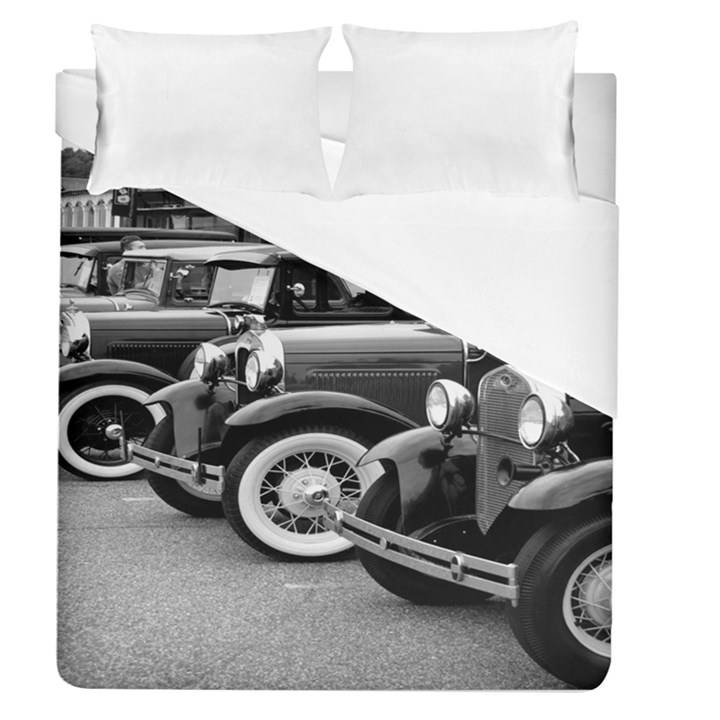 Vehicle Car Transportation Vintage Duvet Cover (Queen Size)