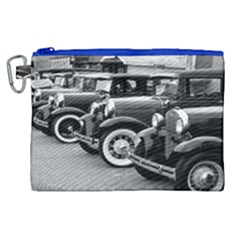 Vehicle Car Transportation Vintage Canvas Cosmetic Bag (xl) by Nexatart