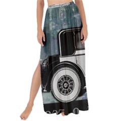 Vintage Car Automobile Auburn Maxi Chiffon Tie-up Sarong by Nexatart