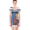 Java Indonesia Girl Headpiece Short Sleeve Bodycon Dress View1