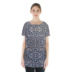 Ornate Pattern Mosaic Skirt Hem Sports Top by dflcprints