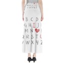 Love Alphabet Full Length Maxi Skirt View2