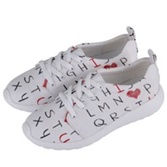 Love Alphabet Women s Lightweight Sports Shoes by Valentinaart