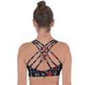 Love Alphabet Cross String Back Sports Bra View2