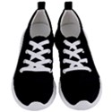 black 1.a | black lightweight sports shoes white laces white eyelets View1