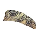 gold, black,peacock pattern,art nouveau,vintage,belle epoque,chic,elegant,peacock feather,beautiful Stretchable Headband View1