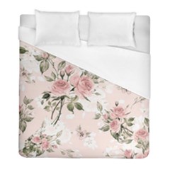 Pink Shabby Chic Floral Duvet Cover (full/ Double Size) by NouveauDesign