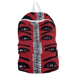 Eyes Have It Print Foldable Lightweight Backpack