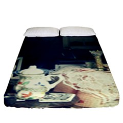 Abandonded Dollhouse Fitted Sheet (king Size) by snowwhitegirl