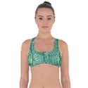 Knitted Wool Square Green Got No Strings Sports Bra View1