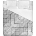 Silver Grid Pattern Duvet Cover (California King Size) View1