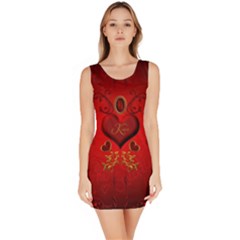 Wonderful Hearts, Kisses Bodycon Dress by FantasyWorld7