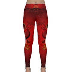 Wonderful Hearts, Kisses Classic Yoga Leggings by FantasyWorld7