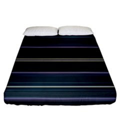 Modern Abtract Linear Design Fitted Sheet (king Size) by dflcprints