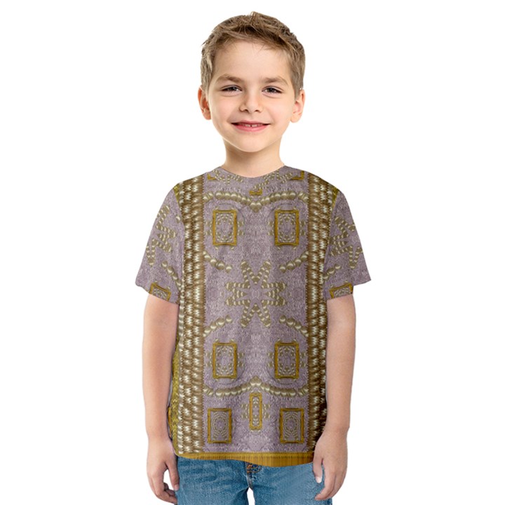 Gothic In Modern Stars And Pearls Kids  Sport Mesh Tee