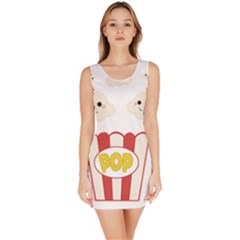 Cute Kawaii Popcorn Bodycon Dress by Valentinaart