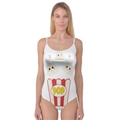 Cute Kawaii Popcorn Camisole Leotard  by Valentinaart