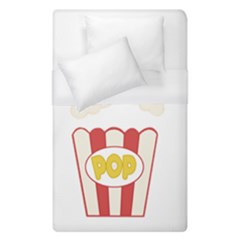 Cute Kawaii Popcorn Duvet Cover (single Size) by Valentinaart