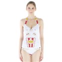 Cute Kawaii Popcorn Halter Swimsuit View1