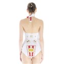 Cute Kawaii Popcorn Halter Swimsuit View2