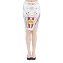 Cute Kawaii Popcorn Midi Wrap Pencil Skirt View1