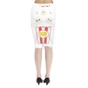 Cute Kawaii Popcorn Midi Wrap Pencil Skirt View2