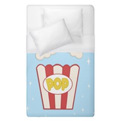 Cute Kawaii Popcorn Duvet Cover (single Size) by Valentinaart