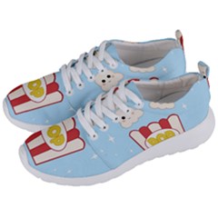 Cute Kawaii Popcorn Men s Lightweight Sports Shoes by Valentinaart