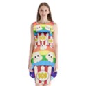 Cute Kawaii Popcorn Sleeveless Chiffon Dress   View1