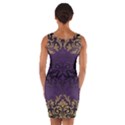 art nouveau,vintage,damask,gold,purple,antique,beautiful Wrap Front Bodycon Dress View2