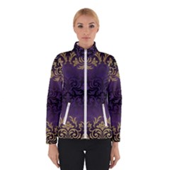 Art Nouveau,vintage,damask,gold,purple,antique,beautiful Winterwear by NouveauDesign