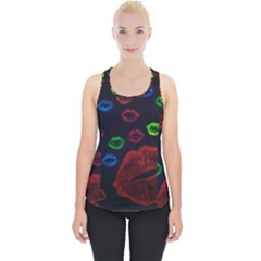 Hot Lips Piece Up Tank Top by dawnsiegler