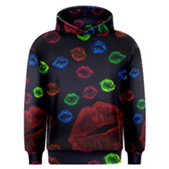 Hot Lips Men s Overhead Hoodie by dawnsiegler