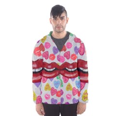 Aahhhh Candy Hooded Wind Breaker (men) by dawnsiegler