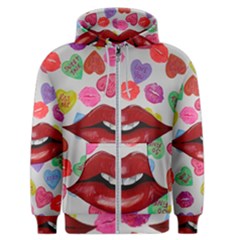 Aahhhh Candy Men s Zipper Hoodie by dawnsiegler