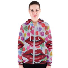 Aahhhh Candy Women s Zipper Hoodie by dawnsiegler