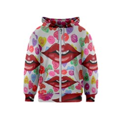 Aahhhh Candy Kids  Zipper Hoodie by dawnsiegler