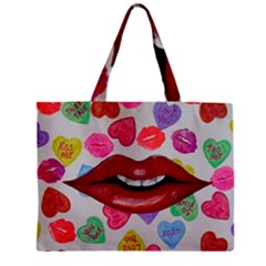 Aahhhh Candy Zipper Mini Tote Bag