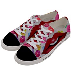 Aahhhh Candy Women s Low Top Canvas Sneakers by dawnsiegler