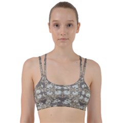 Vintage Daisy Floral Pattern Line Them Up Sports Bra by dflcprints