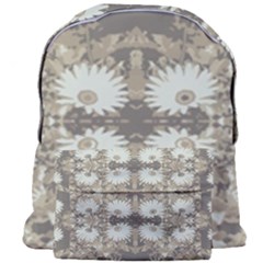 Vintage Daisy Floral Pattern Giant Full Print Backpack by dflcprints