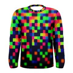 Squares Men s Long Sleeve Tee