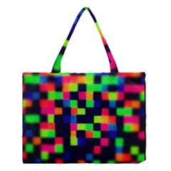 Squares Medium Tote Bag by dawnsiegler