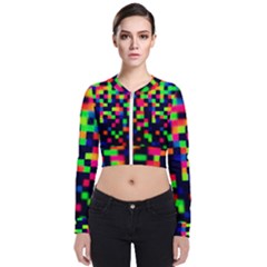 Squares Bomber Jacket by dawnsiegler