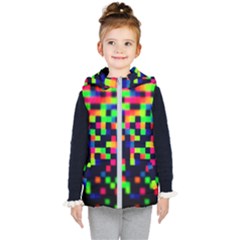 Squares Kid s Puffer Vest by dawnsiegler