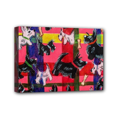 Scotties Mini Canvas 7  X 5  by dawnsiegler